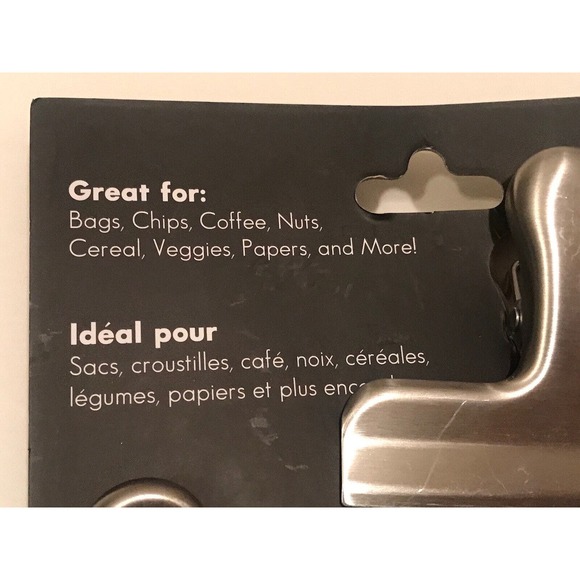 Set of 6 Heavy Duty Bag Clips Organizing Kitchen Coffee Measuring Spoon - Picture 5 of 11